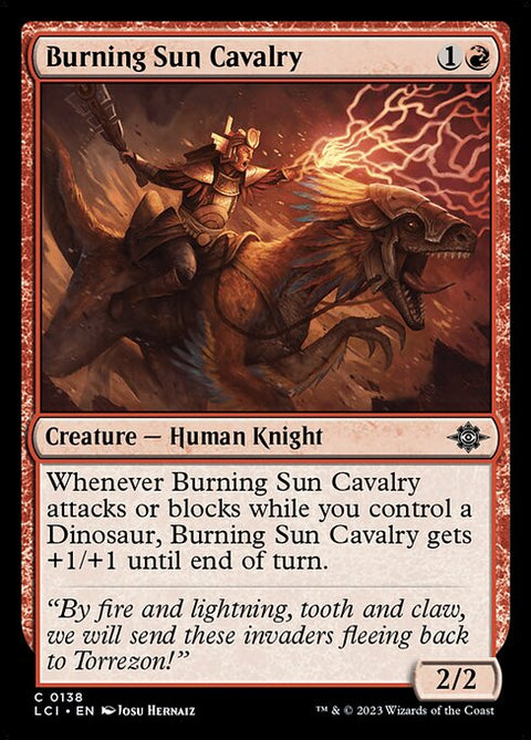 Burning Sun Cavalry 138