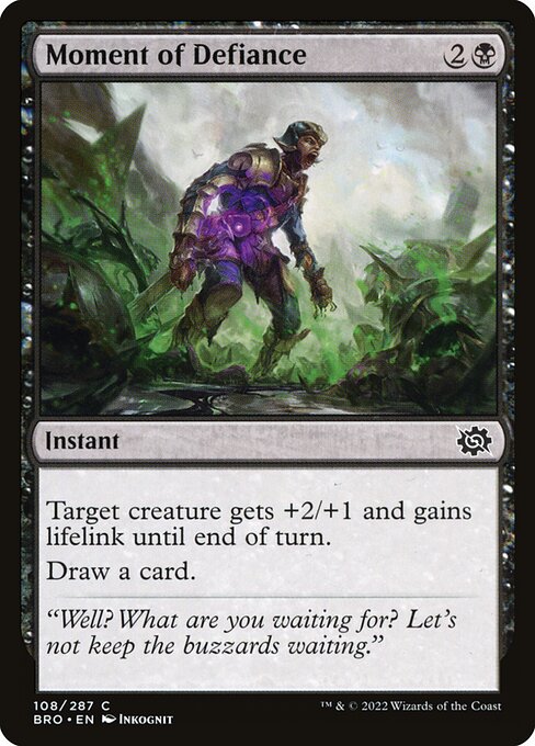 Moment of Defiance 108 Foil