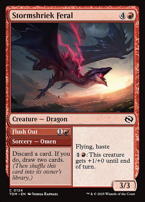 Stormshriek Feral // Flush Out 124 Foil