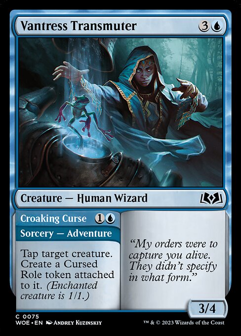 Vantress Transmuter // Croaking Curse 75 Foil
