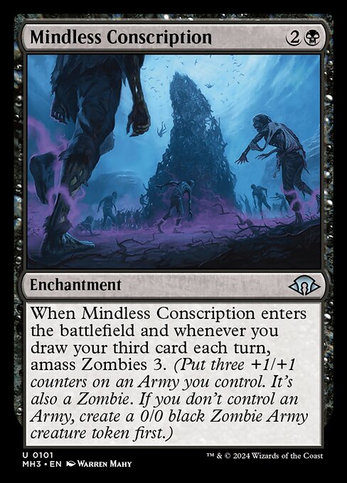 Mindless Conscription 101 Foil