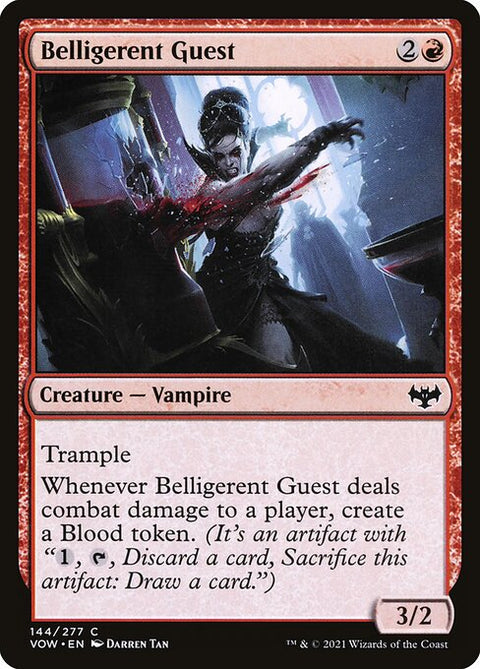 Belligerent Guest 144 Foil