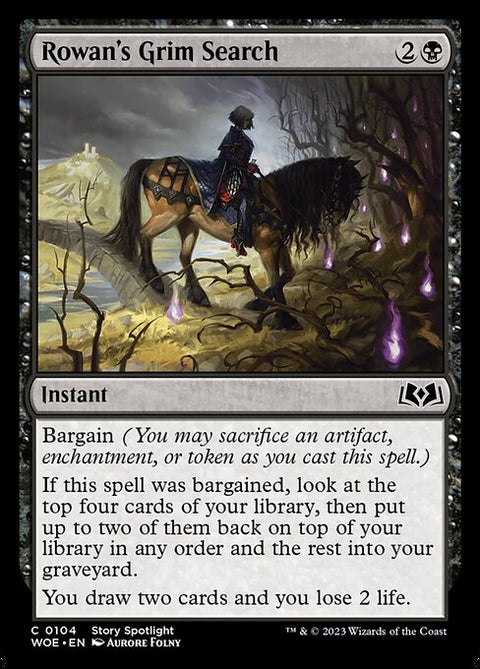 Rowan's Grim Search 104 Foil