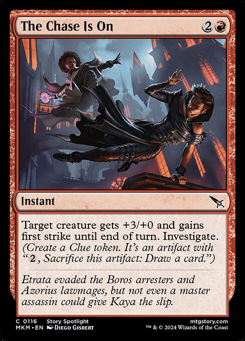 The Chase Is On 116 Foil