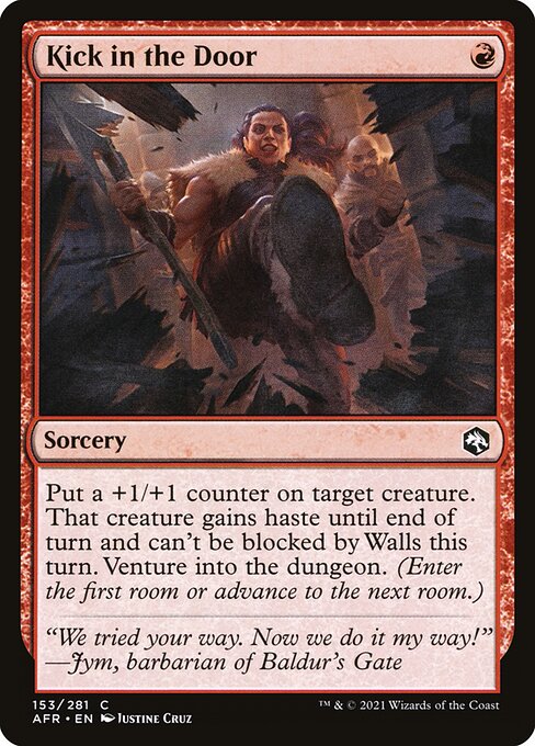 Kick in the Door 153 Foil