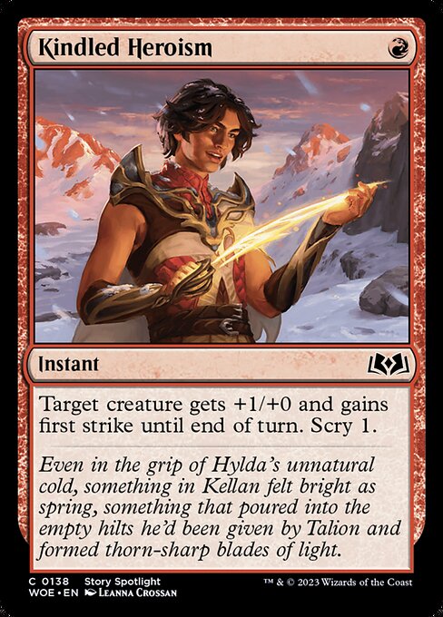 Kindled Heroism 138 Foil