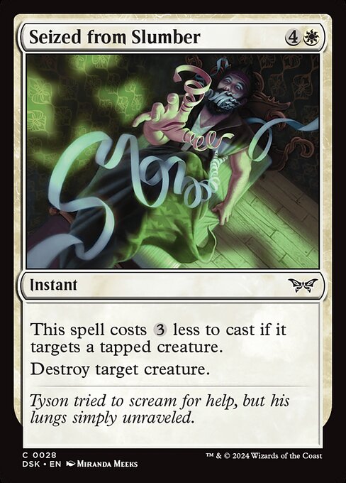 Seized from Slumber 28 Foil