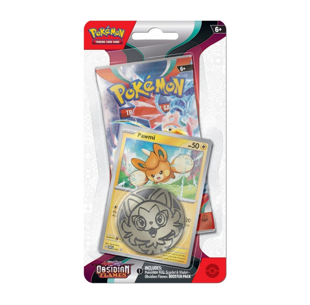 Pokemon -  SV03 Obsidian Flames - Checklane Blister - Pawmi