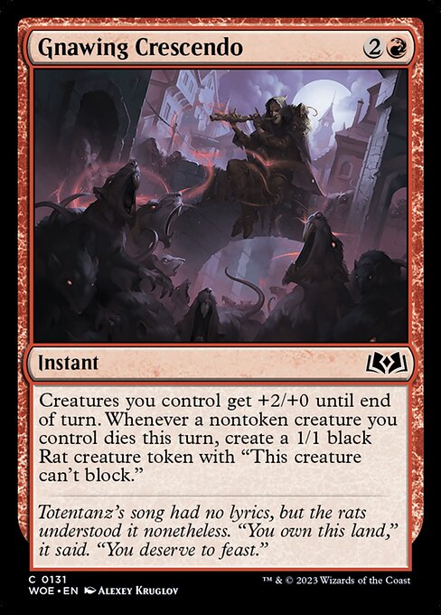 Gnawing Crescendo 131 Foil