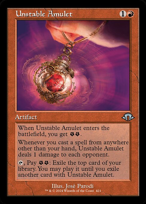 Unstable Amulet 421 Foil