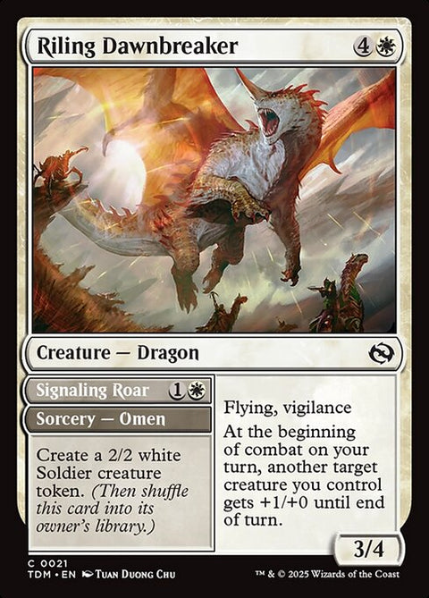 Riling Dawnbreaker // Signaling Roar 21