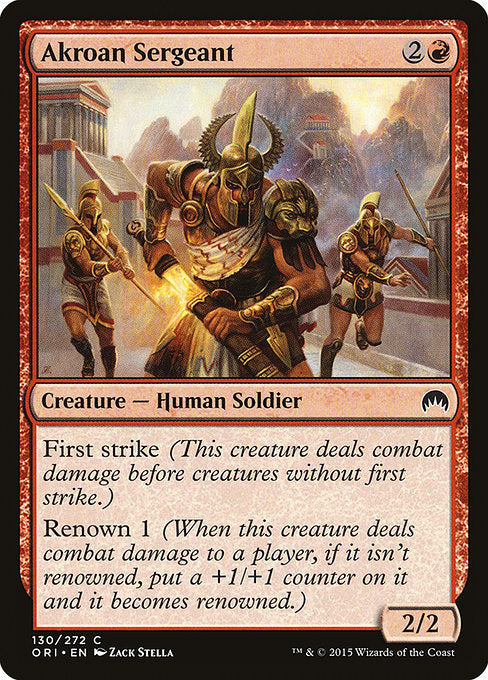 Akroan Sergeant 130