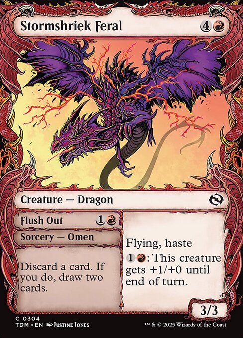 Stormshriek Feral // Flush Out 304 Foil