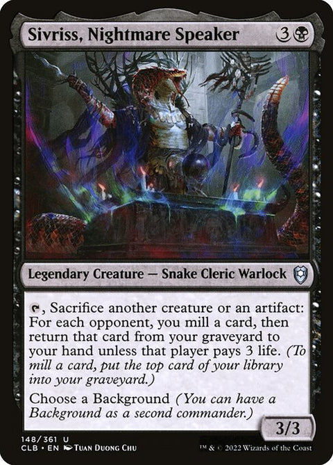 Sivriss, Nightmare Speaker 148