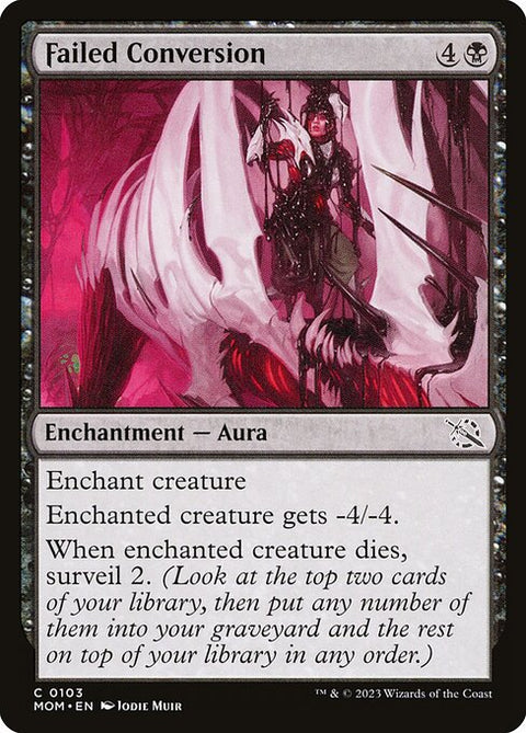 Failed Conversion 103