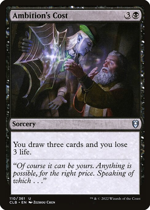 Ambition's Cost 110