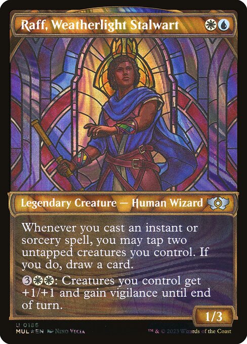 Raff, Weatherlight Stalwart 186 Foil