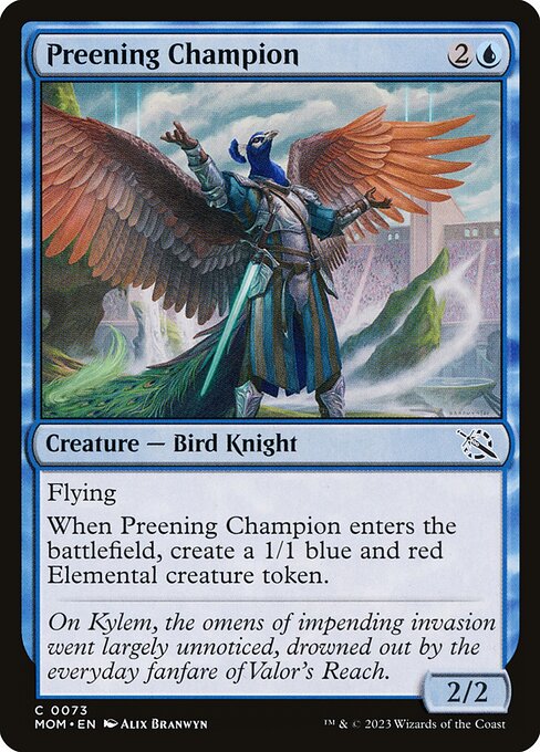 Preening Champion 73 Foil