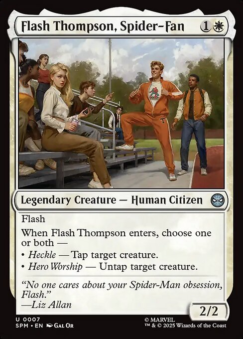 Flash Thompson, Spider-Fan 7