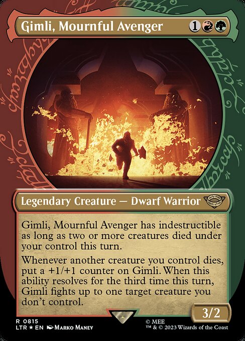 Gimli, Mournful Avenger 815 Foil