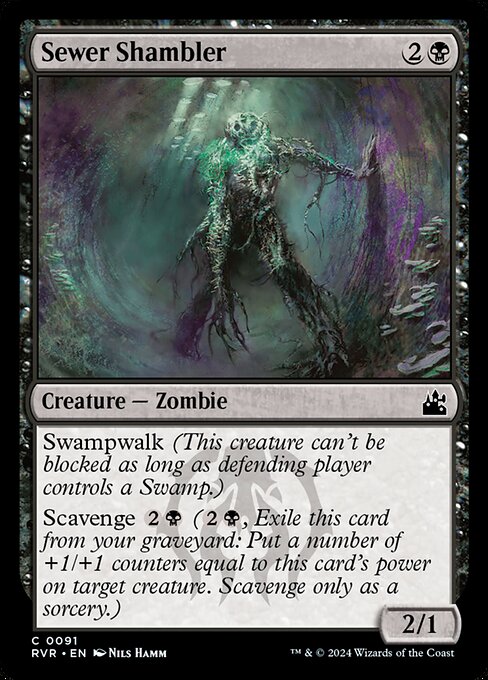 Sewer Shambler 91 Foil