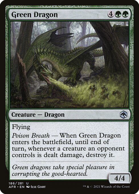 Green Dragon 186 Foil