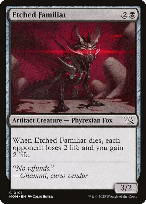 Etched Familiar 101
