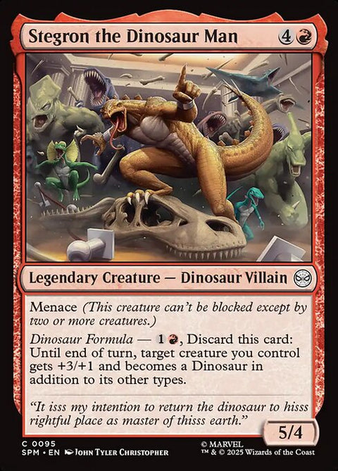 Stegron the Dinosaur Man 95