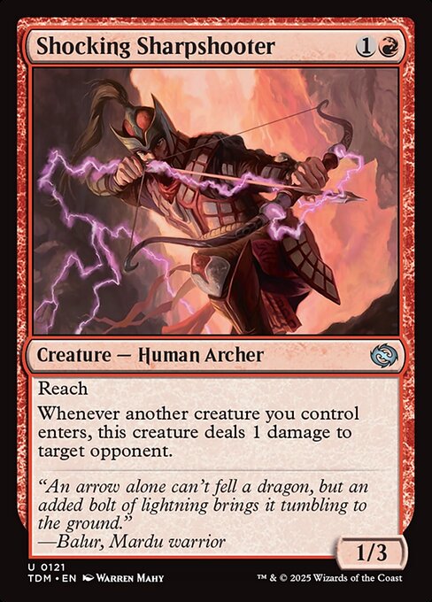 Shocking Sharpshooter 121 Foil