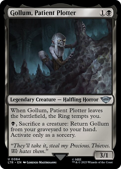 Gollum, Patient Plotter 84 Foil