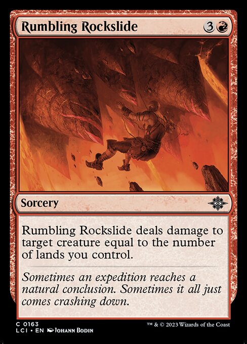 Rumbling Rockslide 163 Foil