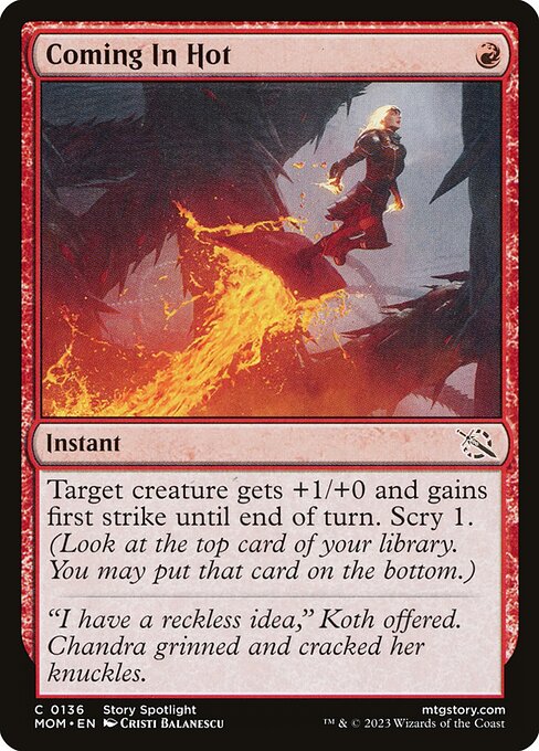 Coming In Hot 136 Foil