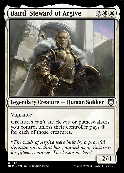 Baird, Steward of Argive 135