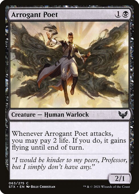 Arrogant Poet 63
