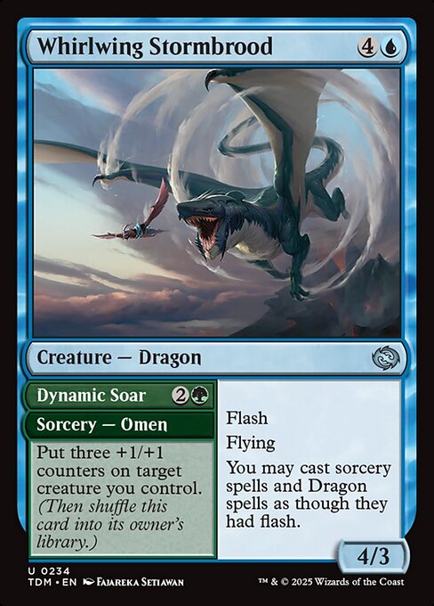Whirlwing Stormbrood // Dynamic Soar 234 Foil