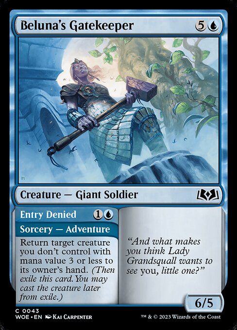 Beluna's Gatekeeper // Entry Denied 43 Foil