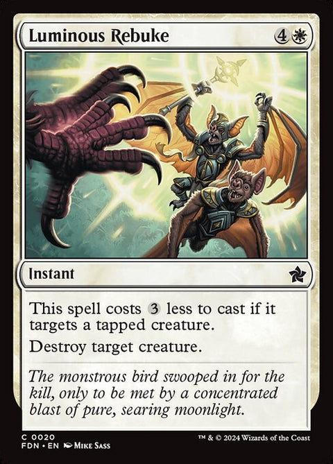 Luminous Rebuke 20 Foil