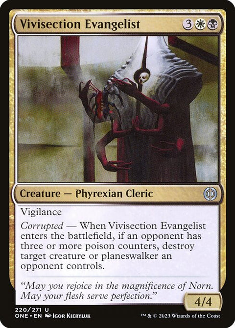 Vivisection Evangelist 220