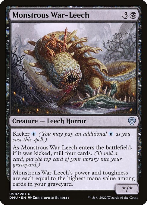Monstrous War-Leech 98 Foil