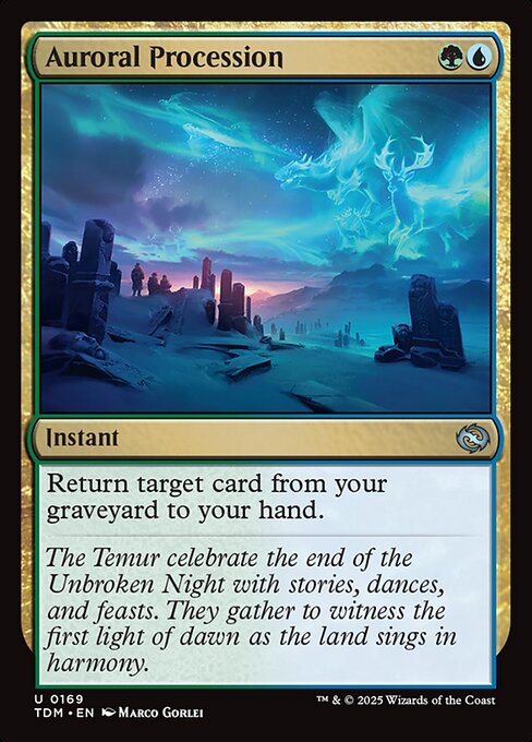 Auroral Procession 169 Foil