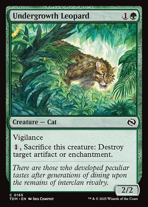 Undergrowth Leopard 165 Foil