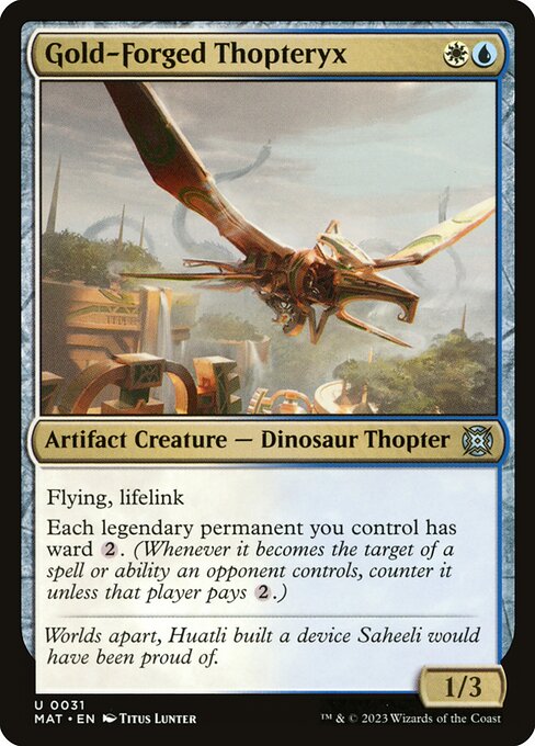 Gold-Forged Thopteryx 31 Foil
