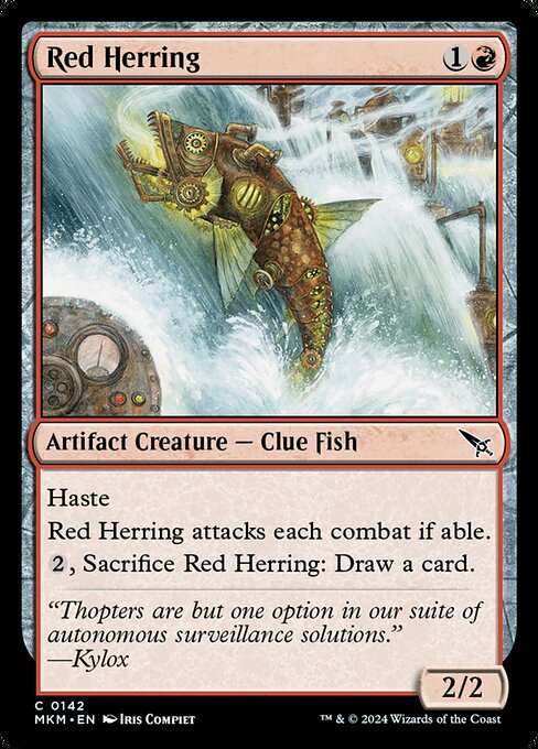 Red Herring 142 Foil