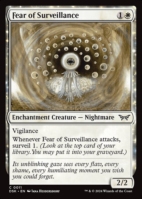 Fear of Surveillance 11 Foil