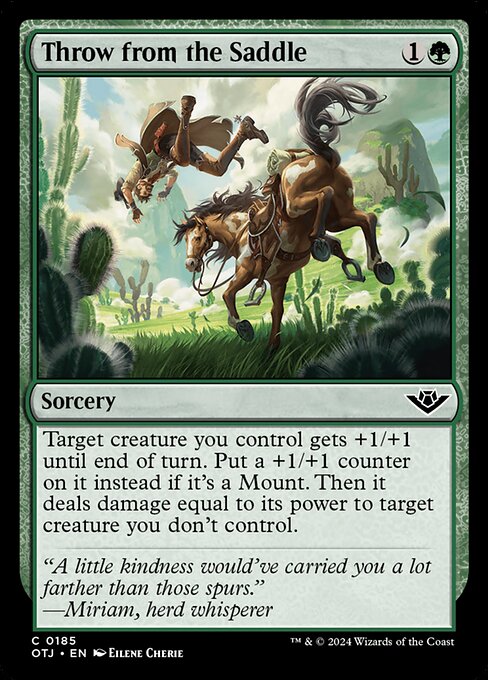 Throw from the Saddle 185 Foil