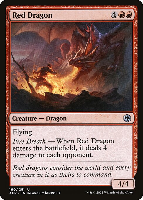 Red Dragon 160 Foil