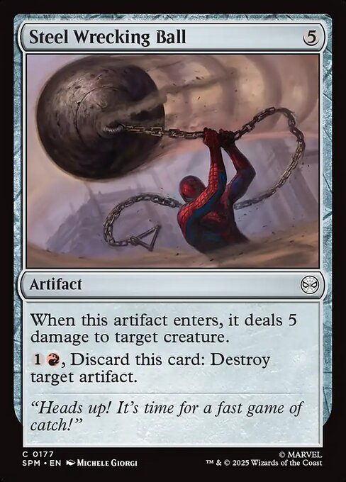 Steel Wrecking Ball 177 Foil
