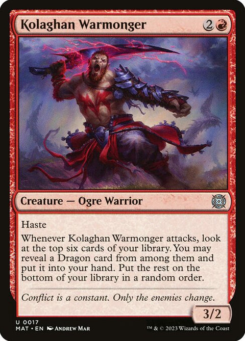 Kolaghan Warmonger 17