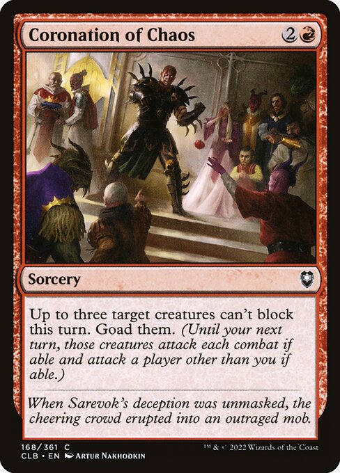 Coronation of Chaos 168 Foil