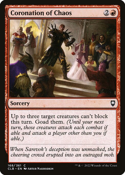 Coronation of Chaos 168 Foil
